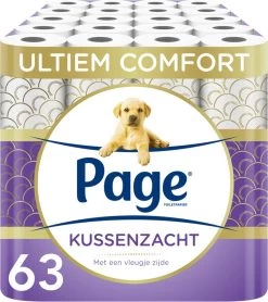 Page Toiletpapier - 63 Rollen - Kussenzacht Wc Papier (3-laags) - Met Extra Zijde - Voordeelverpakking -Winkel Voor Huishoudelijke Artikelen 1066x1200 1