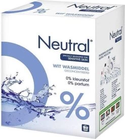 Neutral 0% Wit Parfumvrij Waspoeder - 45 Wasbeurten - Wasmiddel -Winkel Voor Huishoudelijke Artikelen 1073x1200