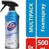 Glorix Hygiënische Badkamer Foamspray - 6 X 500 Ml - Voordeelverpakking -Winkel Voor Huishoudelijke Artikelen 1121x1200