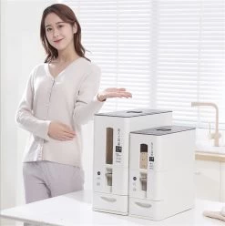 Merkloos TDR-Japans Rijst/Granen Container/Dispenser/ Opbergdoos - 6KG Inhoud - Wit -Winkel Voor Huishoudelijke Artikelen 1194x1200