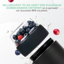 Coninx Yoghurtbeker To Go - Muesli Beker To Go - Lunchbeker - Mueslibeker 640ml (450ml+190ml) - Zwart 14 Coninx Yoghurtbeker To Go - Muesli Beker To Go - Lunchbeker - Mueslibeker 640ml (450ml+190ml) - Zwart -Winkel Voor Huishoudelijke Artikelen 1199x1200 6