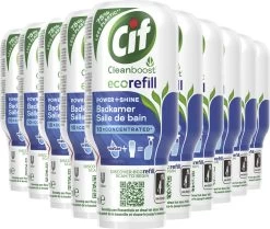 Cif Power & Shine Badkamer Ecorefill Capsule - 10 X 70 Ml - Voordeelverpakking -Winkel Voor Huishoudelijke Artikelen 1200x1016 1