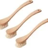 CC Hansen 3 X Afwasborstel Met Gebogen Steel- Beukenhout - Stevige Haren - Licht Bruin - 23 Cm -Winkel Voor Huishoudelijke Artikelen 1200x1052