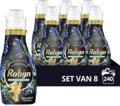 Robijn Collections Beautiful Mystery Wasverzachter - 8 X 30 Wasbeurten - Voordeelverpakking -Winkel Voor Huishoudelijke Artikelen 1200x1053