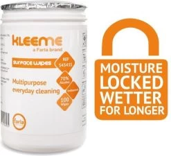 Schoonmaakdoekjes - Ontsmettingsdoekjes - Desinfectiedoekjes - Desinfectie Doekjes - KleenMe - Alcohol Doekjes - Alcoholdoekjes - Allesreiniger Zachte Antibacteriële Alcohol Wipes- 100 Doekjes - Met Dispenser - 70% Alcohol - 185 X 110mm -Winkel Voor Huishoudelijke Artikelen 1200x1092