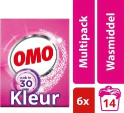 Omo Kleur Waspoeder - 6 X 14 Wasbeurten - Voordeelverpakking -Winkel Voor Huishoudelijke Artikelen 1200x1097