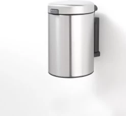 Brabantia NewIcon Wandprullenbak - 3 L - Matt Steel -Winkel Voor Huishoudelijke Artikelen 1200x1106 2