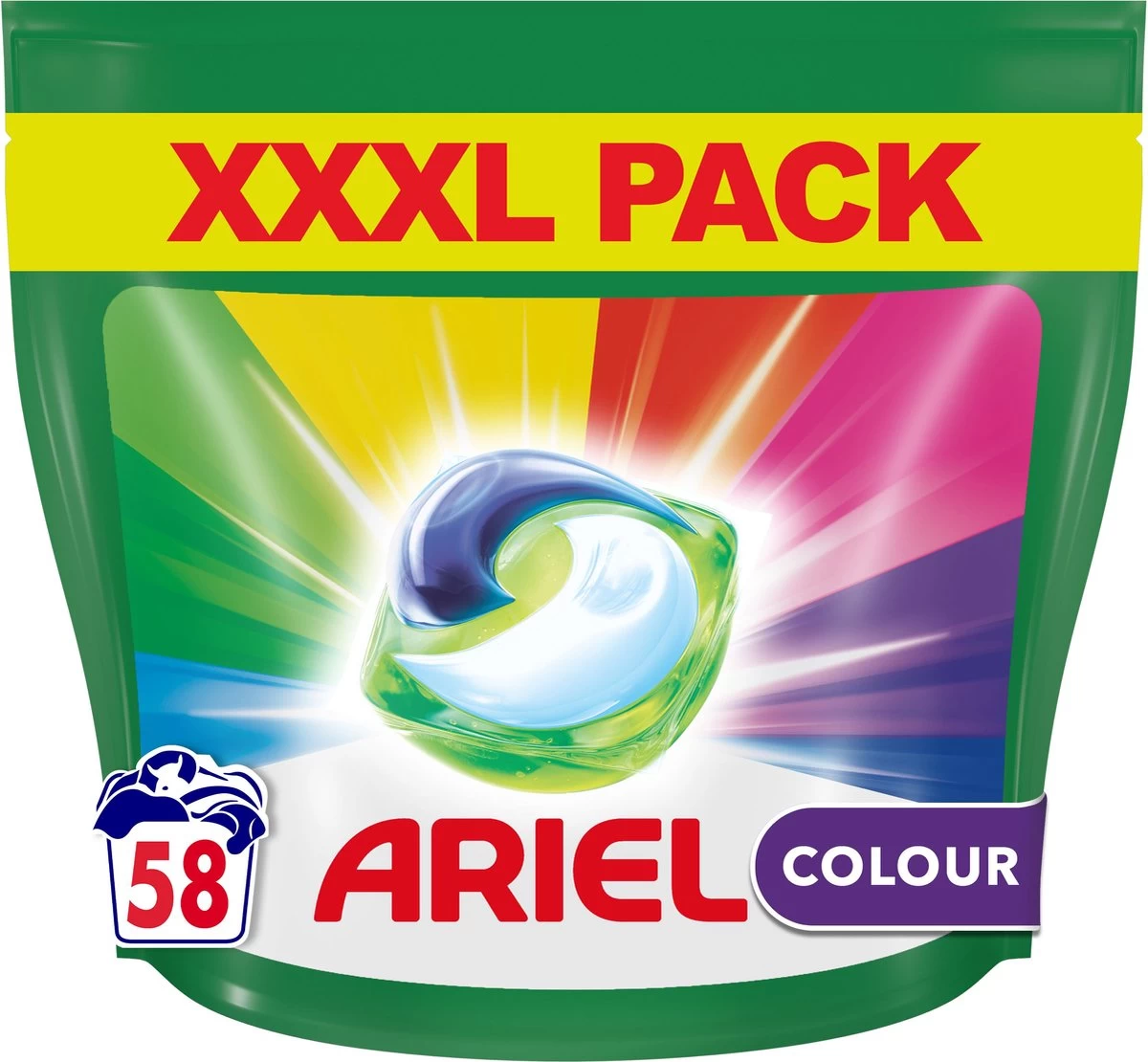 Ariel All-in-1 PODS Wasmiddelcapsules Kleur - 58 Wasbeurten 4 Ariel All-in-1 PODS Wasmiddelcapsules Kleur - 58 Wasbeurten - Afbeelding 2