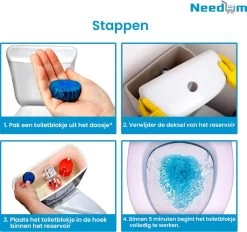 Needum ® Toiletblokjes Voor Inbouwreservoirs – WC-blokjes – Toiletblokken In Een Voordeelverpakking – 30 Stuks -Winkel Voor Huishoudelijke Artikelen 1200x1129 2