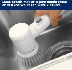 B-care Magic Brush - Elektrische Multifunctionele Schoonmaakborstel - 7 Opzetstukken - Wasborstel - Poetsmachine - Schrobborstel - Handborstel - Werkborstel - Schrobber - Boorborstel - Reinigingsborstel -Winkel Voor Huishoudelijke Artikelen 1200x1170 1