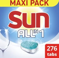 SUN® Sun All-in 1 Normaal Vaatwastabletten - 276 Tabletten - Voordeelverpakking -Winkel Voor Huishoudelijke Artikelen 1200x1174 2