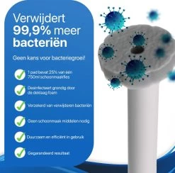 RevoBrush 28x Crystal Clean Foaming Pads Navulling - WC Borstel Met Houder Vrijstaand -Winkel Voor Huishoudelijke Artikelen 1200x1184 8