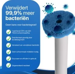 RevoBrush 28x Ocean Breeze Foaming Pads Navulling - WC Borstel Met Houder Vrijstaand -Winkel Voor Huishoudelijke Artikelen 1200x1184 9