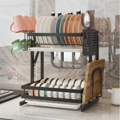 Doogo® Afdruiprek Met Lekbak 2 Laags – Inklapbaar - Muur Hangen Mogelijke - Afwasrek – Met 2 Lekbakken – Extra Accessories Voor Servies En Snijplanken - RVS 23 Doogo® Afdruiprek Met Lekbak 2 Laags – Inklapbaar - Muur Hangen Mogelijke - Afwasrek – Met 2 Lekbakken – Extra Accessories Voor Servies En Snijplanken - RVS -Winkel Voor Huishoudelijke Artikelen 1200x1195 1