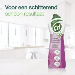 Cif CleanBoost Cream Pink Schuurmiddel - 8 X 750 Ml - Voordeelverpakking -Winkel Voor Huishoudelijke Artikelen 1200x1199 6