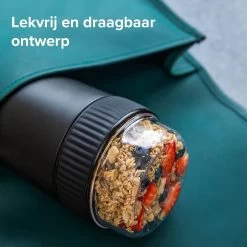 Coninx Thermos Lunchbox - Muesli Beker To Go - Isoleer Lunchpot - Yoghurtbeker To Go - Mueslibeker 840ml (600ml+240ml) - RVS / Zwart 20 Coninx Thermos Lunchbox - Muesli Beker To Go - Isoleer Lunchpot - Yoghurtbeker To Go - Mueslibeker 840ml (600ml+240ml) - RVS / Zwart -Winkel Voor Huishoudelijke Artikelen 1200x1200 208