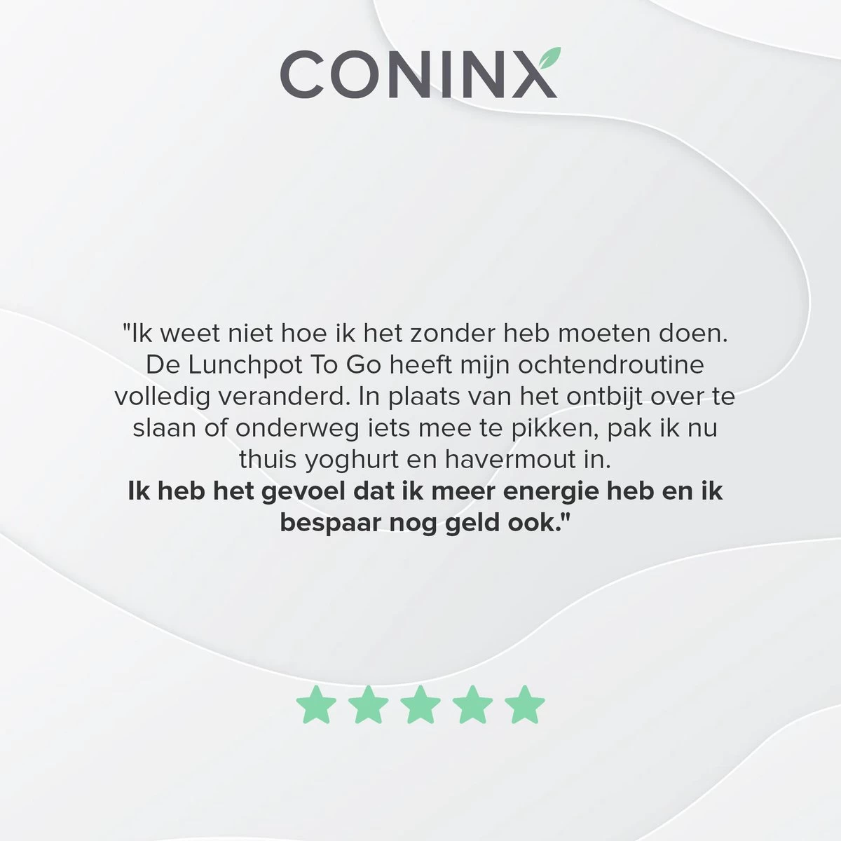 Coninx Yoghurtbeker To Go - Muesli Beker To Go - Lunchbeker - Mueslibeker 640ml (450ml+190ml) - Groen 12 Coninx Yoghurtbeker To Go - Muesli Beker To Go - Lunchbeker - Mueslibeker 640ml (450ml+190ml) - Groen - Afbeelding 10