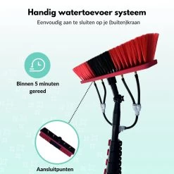 Cleanlix Telescoopsteel Met Borstel - Met Waterdoorvoer - Telescopische Wasborstel - Ramenwassen - Uitschuifbaar Tot 7,2 Meter -Winkel Voor Huishoudelijke Artikelen 1200x1200 340