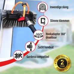 Aquacopic - Telescoopsteel Set Met Borstel - 11 Meter -Winkel Voor Huishoudelijke Artikelen 1200x1200 377