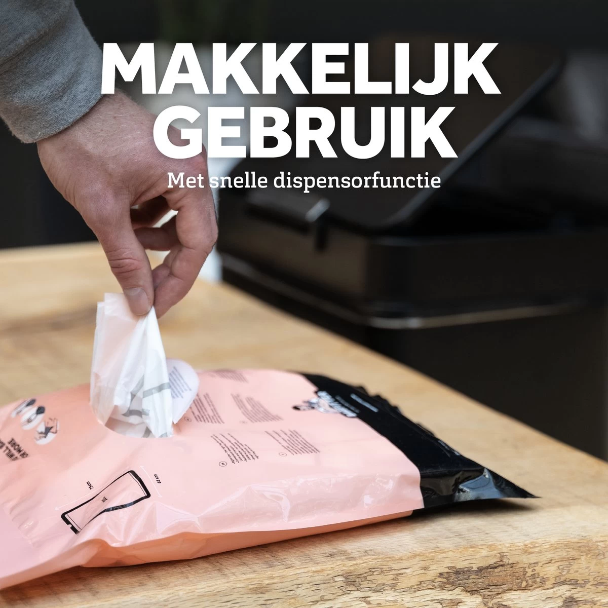 BagFitter Roze C 40L Tot 50L Vuilniszak Met Trekband Van 100% Gerecycled Plastic - 77cm X 57cm - 30 Stuks - 40-50 Liter - Vuilniszakken - Afvalzakken - Prullenbakzakken Geschikt Voor O.a. Homra Fonix En StangVollby Nausta 5 BagFitter Roze C 40L Tot 50L Vuilniszak Met Trekband Van 100% Gerecycled Plastic - 77cm X 57cm - 30 Stuks - 40-50 Liter - Vuilniszakken - Afvalzakken - Prullenbakzakken Geschikt Voor O.a. Homra Fonix En StangVollby Nausta - Afbeelding 3