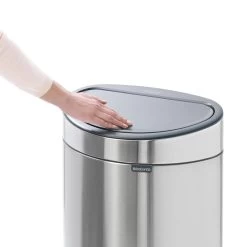 Brabantia Touch Bin Prullenbak - 40 L - Matt Steel Fingerprint Proof -Winkel Voor Huishoudelijke Artikelen 1200x1200 569