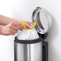 Brabantia NewIcon Wandprullenbak - 3 L - Matt Steel -Winkel Voor Huishoudelijke Artikelen 1200x1200 587