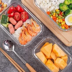 VMCA Glazen Vershoudbakjes Voor Vriezer Oven En Magnetron - 10 Bakjes - Grijs -Winkel Voor Huishoudelijke Artikelen 1200x1200 613