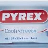 Pyrex Cook & Freeze Ovenschaal 4 L - 27 X 22 X 9 Cm -Winkel Voor Huishoudelijke Artikelen 1200x403