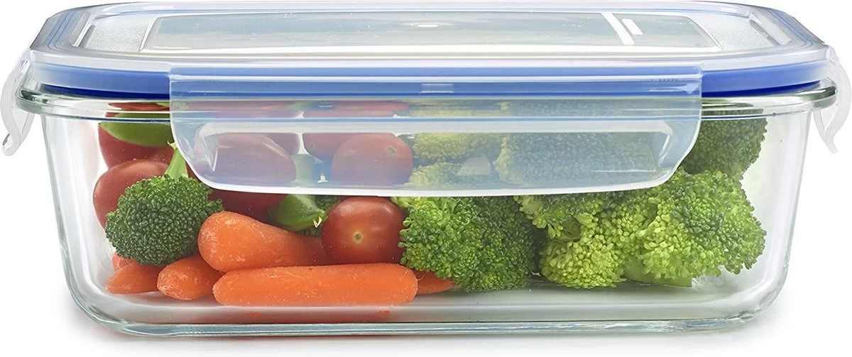 VMCA Glazen Vershoudbakjes Voor Vriezer Oven En Magnetron - 9 Bakjes 10 VMCA Glazen Vershoudbakjes Voor Vriezer Oven En Magnetron - 9 Bakjes - Afbeelding 8