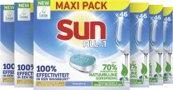 SUN® Sun All-in 1 Normaal Vaatwastabletten - 276 Tabletten - Voordeelverpakking -Winkel Voor Huishoudelijke Artikelen 1200x629
