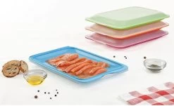 Merkloos Vershouddozen Vleeswarendoos Koelkast Vershoudbakje Bewaren Koelkast Beleg Bewaardoos Broodbeleg Stapelbaar Met Deksel 4 Stuks -Winkel Voor Huishoudelijke Artikelen 1200x732