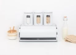 Brabantia Broodtrommel - Met Schuifdeksel - White -Winkel Voor Huishoudelijke Artikelen 1200x867