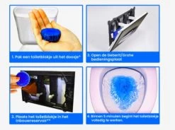 Merkloos Toiletblokjes Voor Inbouwreservoirs – WC-blokjes – Toiletblokken In Een Voordeelverpakking – 30 Stuks -Winkel Voor Huishoudelijke Artikelen 1200x895 1