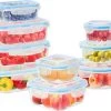 KitchenBrothers Meal Prep Bakjes - Set - Luchtdicht - BPA Vrij - Glas - 9 Stuks -Winkel Voor Huishoudelijke Artikelen 1200x929
