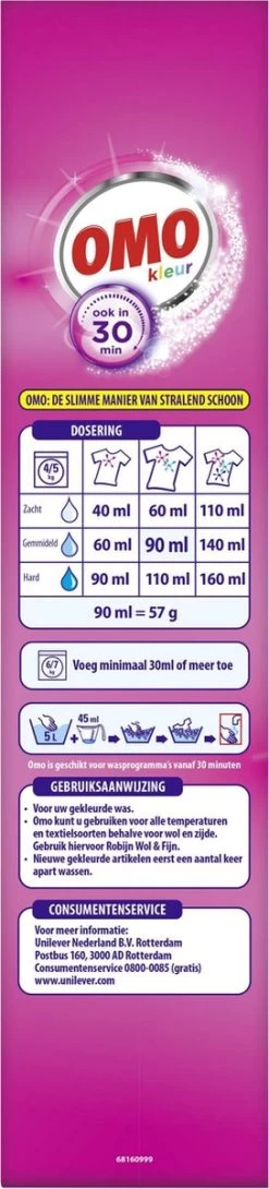 Omo Kleur XXL Waspoeder Voor De Gekleurde Was - 80 Wasbeurten 19 Omo Kleur XXL Waspoeder Voor De Gekleurde Was - 80 Wasbeurten -Winkel Voor Huishoudelijke Artikelen 272x1200