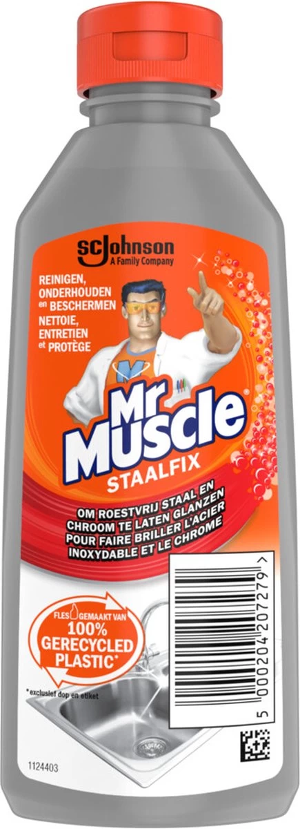 4x Mr. Muscle Staalfix 200 ML