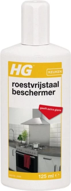 HG Roestvrijstaal Beschermer - 125ml - Snel En Eenvoudig - Laat RVS Weer Glanzen -Winkel Voor Huishoudelijke Artikelen 450x1200