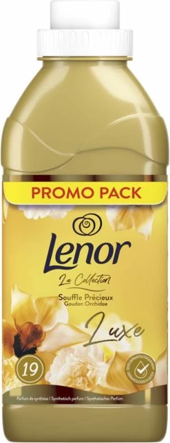 Lenor Gouden Orchidee - Wasverzachter - Voordeelverpakking 8 X 19 Wasbeurten -Winkel Voor Huishoudelijke Artikelen 461x1200