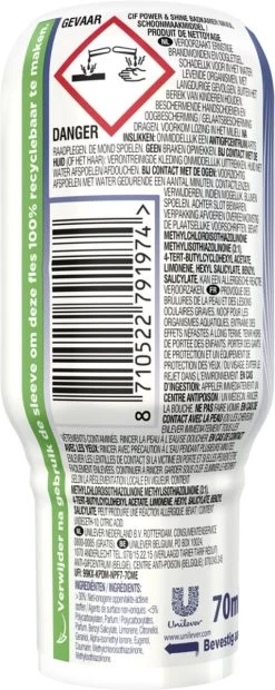 Cif Power & Shine Badkamer Ecorefill Capsule - 10 X 70 Ml - Voordeelverpakking -Winkel Voor Huishoudelijke Artikelen 478x1200 4