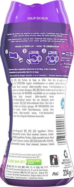 Lenor Amethist En Bloemen - In-Wash Geurbooster - Voordeelverpakking 6 X 16 Wasbeurten -Winkel Voor Huishoudelijke Artikelen 479x1200