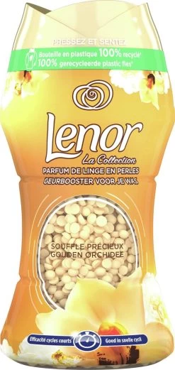 Lenor Geurbooster Gouden Orchidee - Geurparels - 6x11 Wasbeurten - Voordeelverpakking -Winkel Voor Huishoudelijke Artikelen 569x1200 1