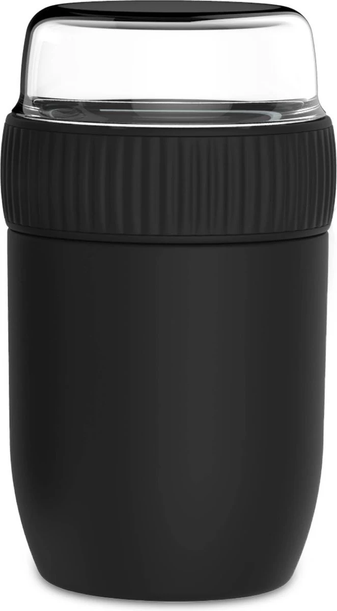 Coninx Thermos Lunchbox - Muesli Beker To Go - Isoleer Lunchpot - Yoghurtbeker To Go - Mueslibeker 840ml (600ml+240ml) - RVS / Zwart 12 Coninx Thermos Lunchbox - Muesli Beker To Go - Isoleer Lunchpot - Yoghurtbeker To Go - Mueslibeker 840ml (600ml+240ml) - RVS / Zwart - Afbeelding 10