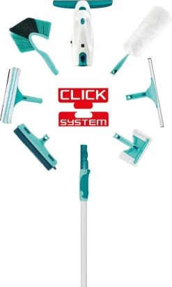 Leifheit Telescoopsteel Aluminium 145-400 Cm Click System 10 Leifheit Telescoopsteel Aluminium 145-400 Cm Click System -Winkel Voor Huishoudelijke Artikelen 720x1200