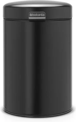 Brabantia NewIcon Wandprullenbak - 3 L - Matt Black