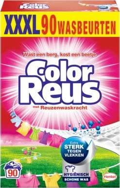 Color Reus Waspoeder Wasmiddel - Voordeelverpakking - 90 Wasbeurten -Winkel Voor Huishoudelijke Artikelen 765x1200