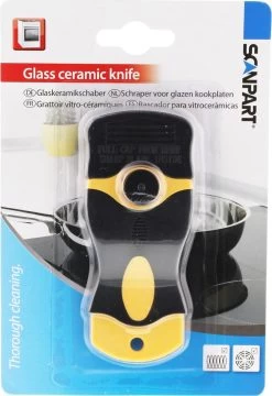 Scanpart Kookplaat Schraper - Schraapijzer - Radeermes - Voor Alle Glazen Kookplaten - Zoals Keramische Inductie En Halogeen Kookplaten - Kunststof - Vervangbaar Mesje - Krasvrij -Winkel Voor Huishoudelijke Artikelen 824x1200 1