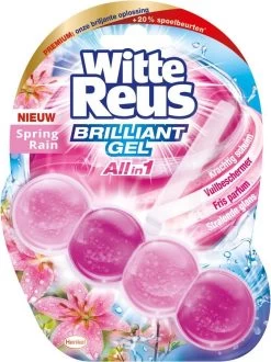 Witte Reus Brilliant Gel Allin1 Toiletblok - Spring Rain - WC Blokjes Voordeelverpakking - 11 Stuks -Winkel Voor Huishoudelijke Artikelen 897x1200
