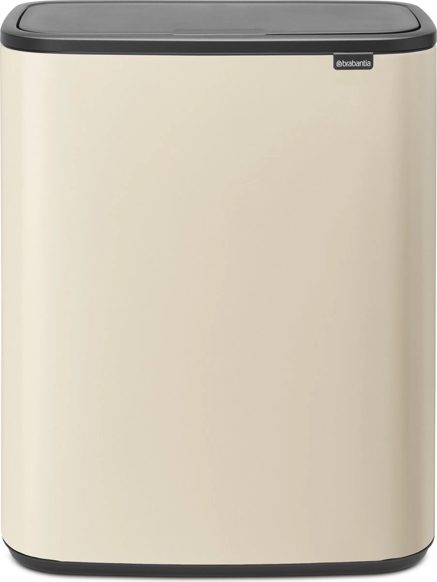 Brabantia Bo Touch Bin Prullenbak - 2 X 30 L - Soft Beige 3 Brabantia Bo Touch Bin Prullenbak - 2 X 30 L - Soft Beige