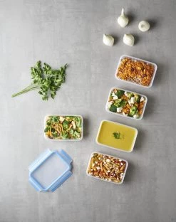 Tefal MasterSeal Fresh Mealprep Set - 5 X 800ml - Blauw -Winkel Voor Huishoudelijke Artikelen 950x1200