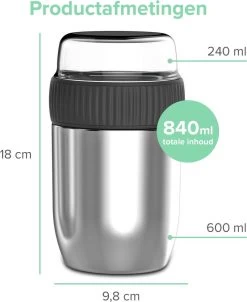Coninx Thermos Lunchbox - Muesli Beker To Go - Isoleer Lunchpot - Yoghurtbeker To Go - Mueslibeker 840ml (600ml+240ml) - RVS 15 Coninx Thermos Lunchbox - Muesli Beker To Go - Isoleer Lunchpot - Yoghurtbeker To Go - Mueslibeker 840ml (600ml+240ml) - RVS -Winkel Voor Huishoudelijke Artikelen 981x1200 1